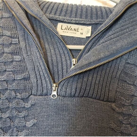 VINTAGE LAVANE NEW YORK Layered Look Pullover Sweater Medium - Picture 4 of 9